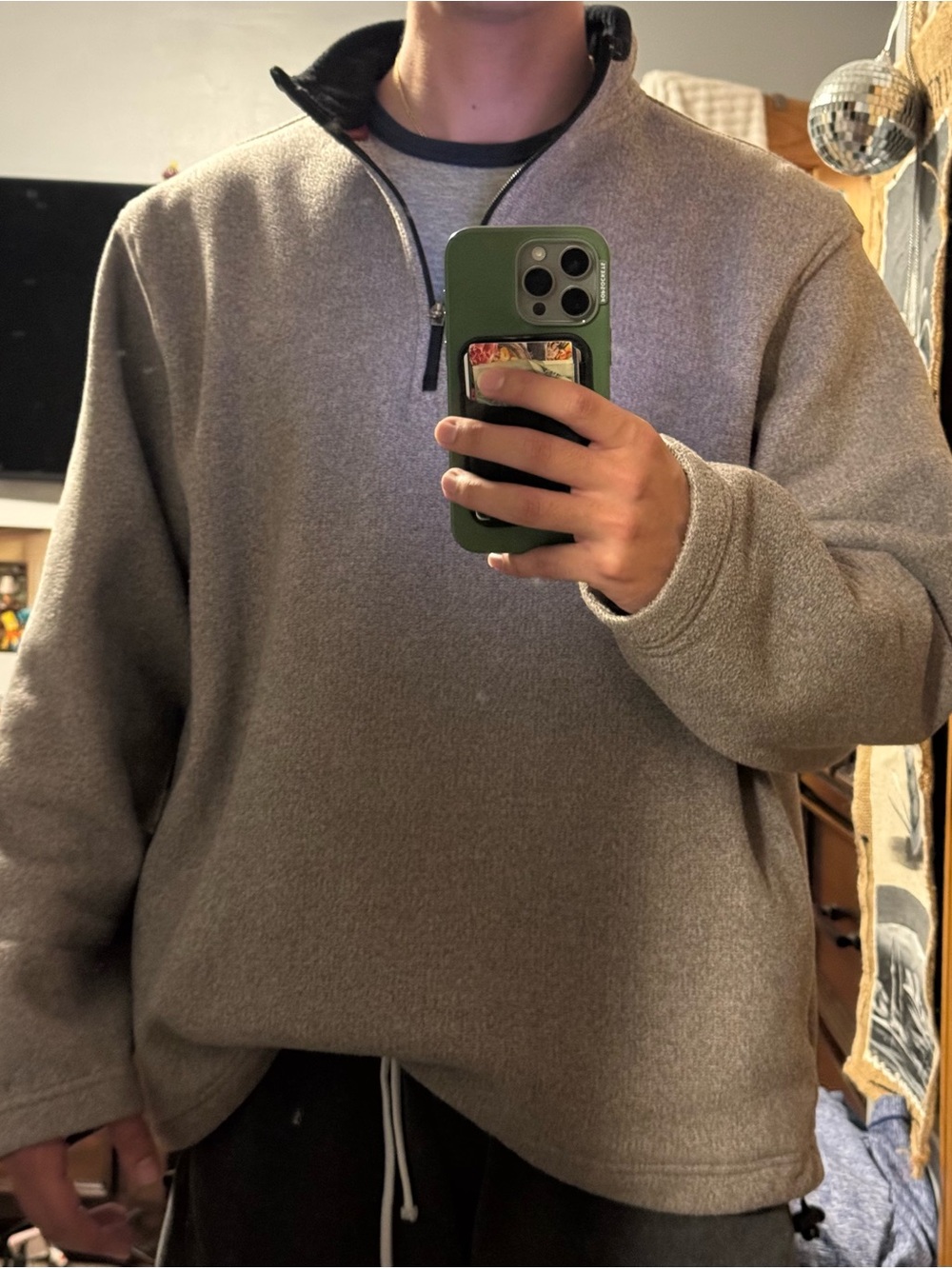 Men's Quarter-Zip Fleece Pullover